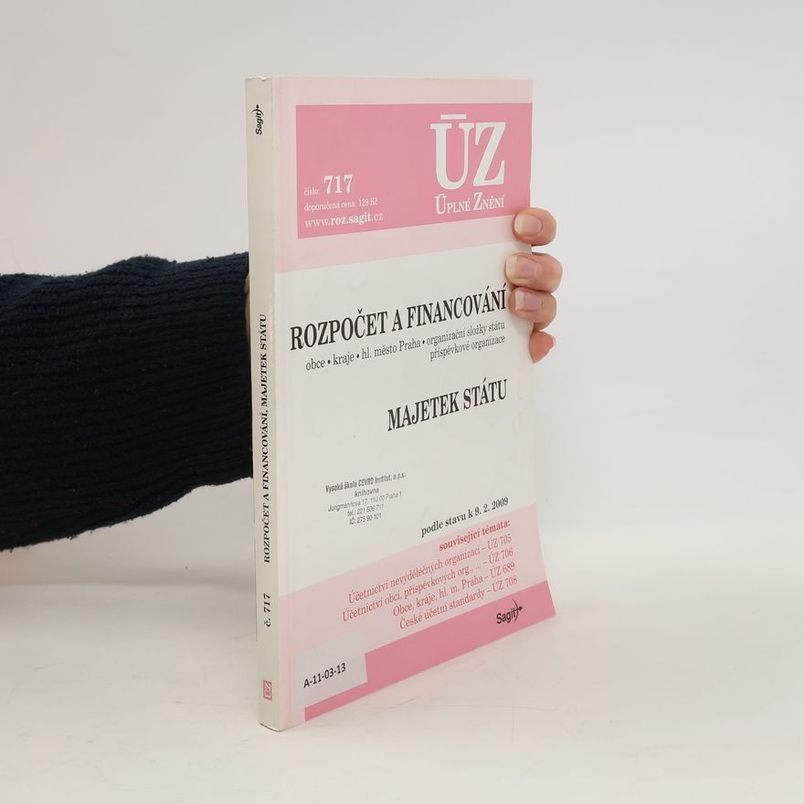 Autorenkollektiv Rozpočet a financování. Majetek státu