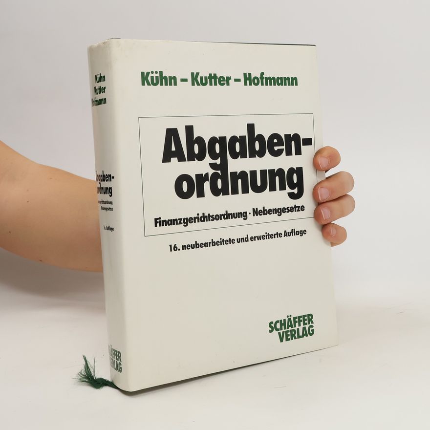 Rolf Kühn Abgabenordnung