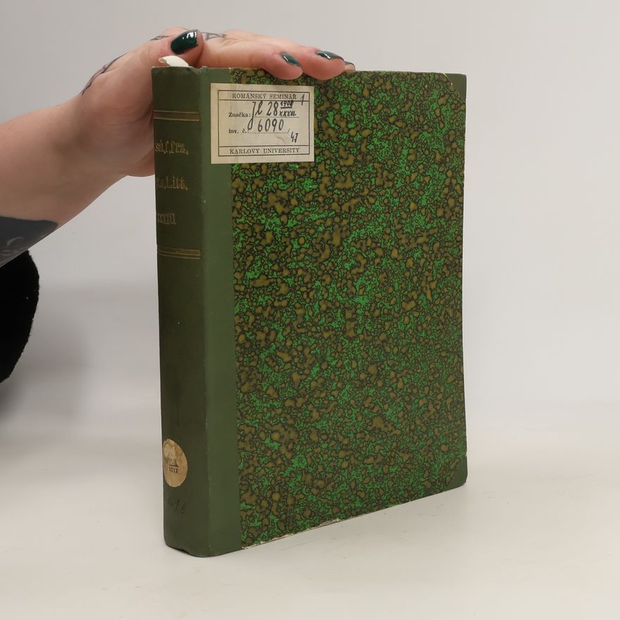 Various authors Zeitschrift für französische Sprache und Litteratur. Band XXXIII.