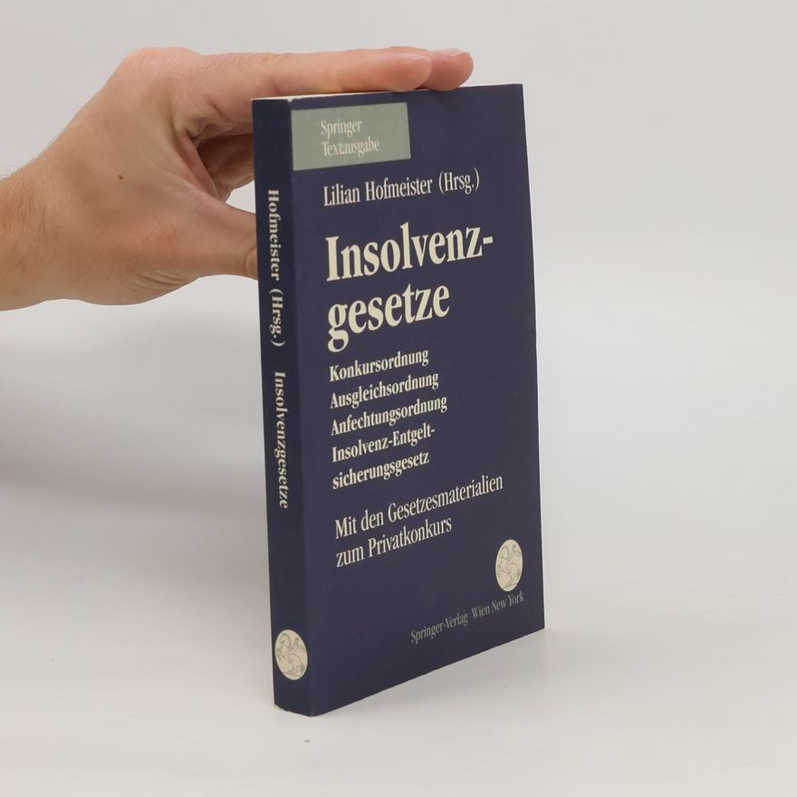 Lilian Hofmeister Insolvenzgesetze
