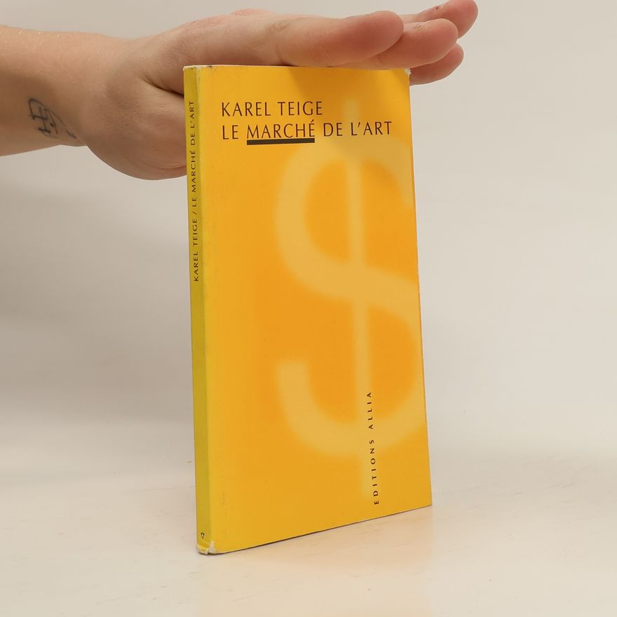 Karel Teige Le marché de l'art