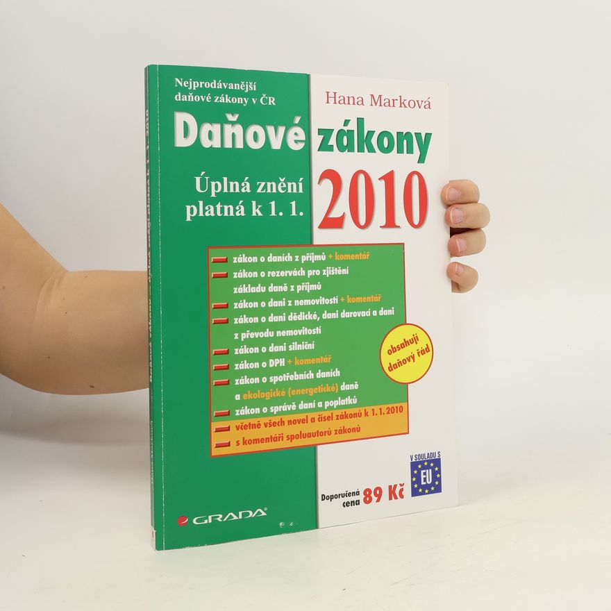 Hana Marková Daňové zákony 2010