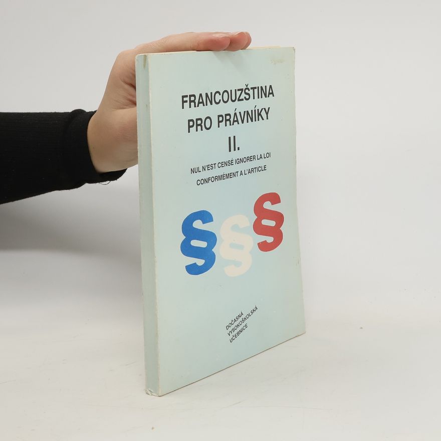 K. Klíma Francouzština pro právníky II.