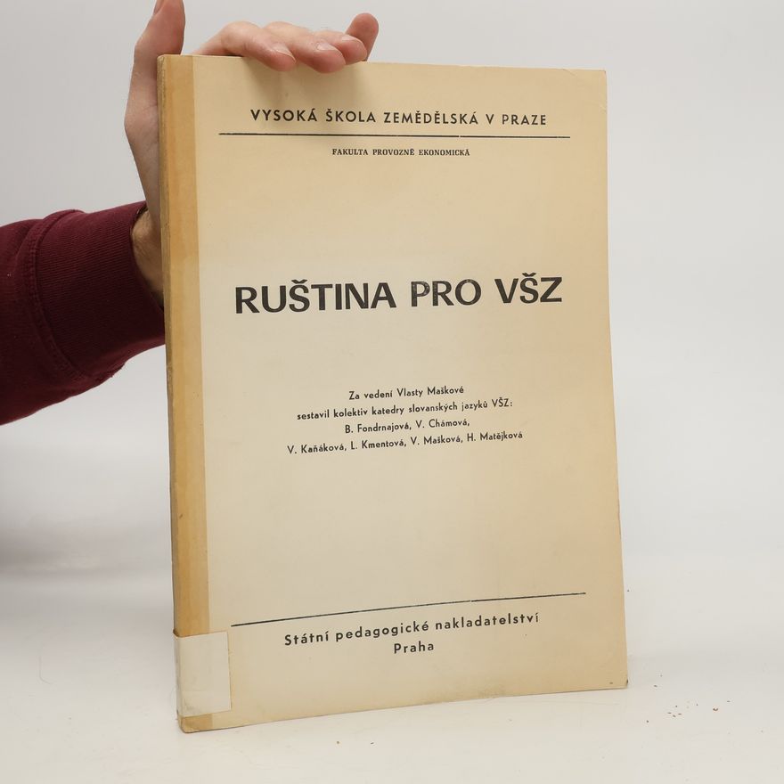 Vlasta Mašková Ruština pro VŠZ