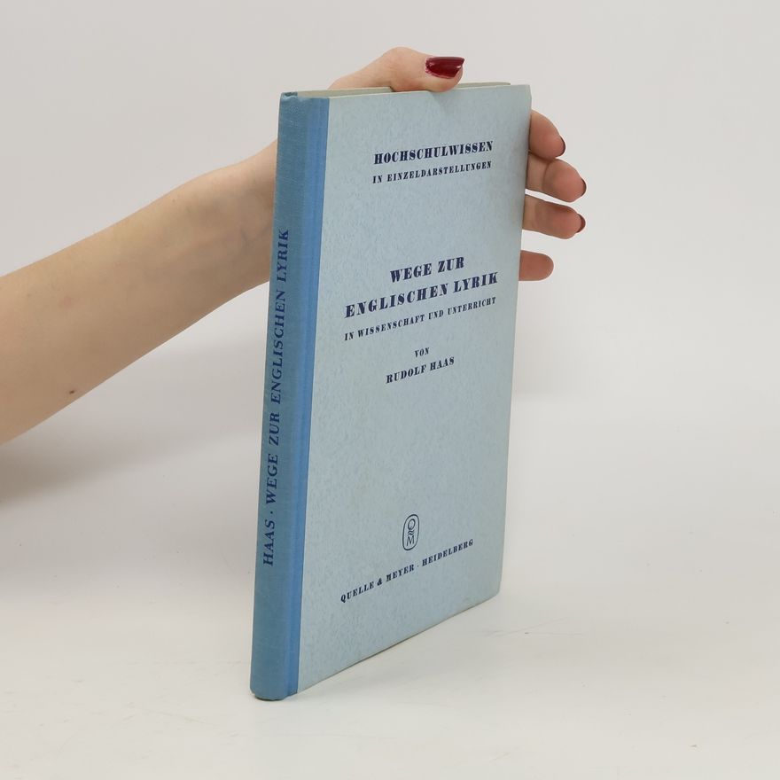 Teofil Ušák Wege zur englischen Lyrik in Wissenschaft und Unterricht