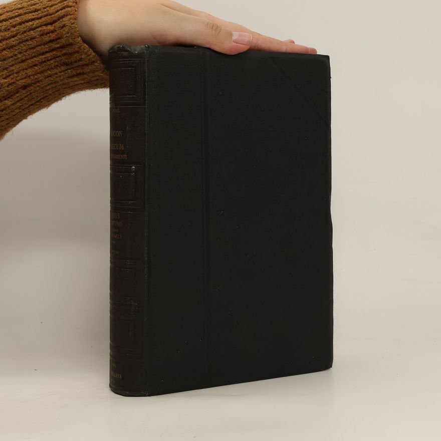 Francisco Zorell Lexicon graecum. Novi testamenti