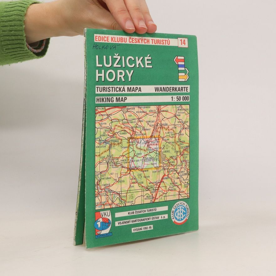 Kolektiv autorů Lužické hory. Turistická mapa 1:50 000