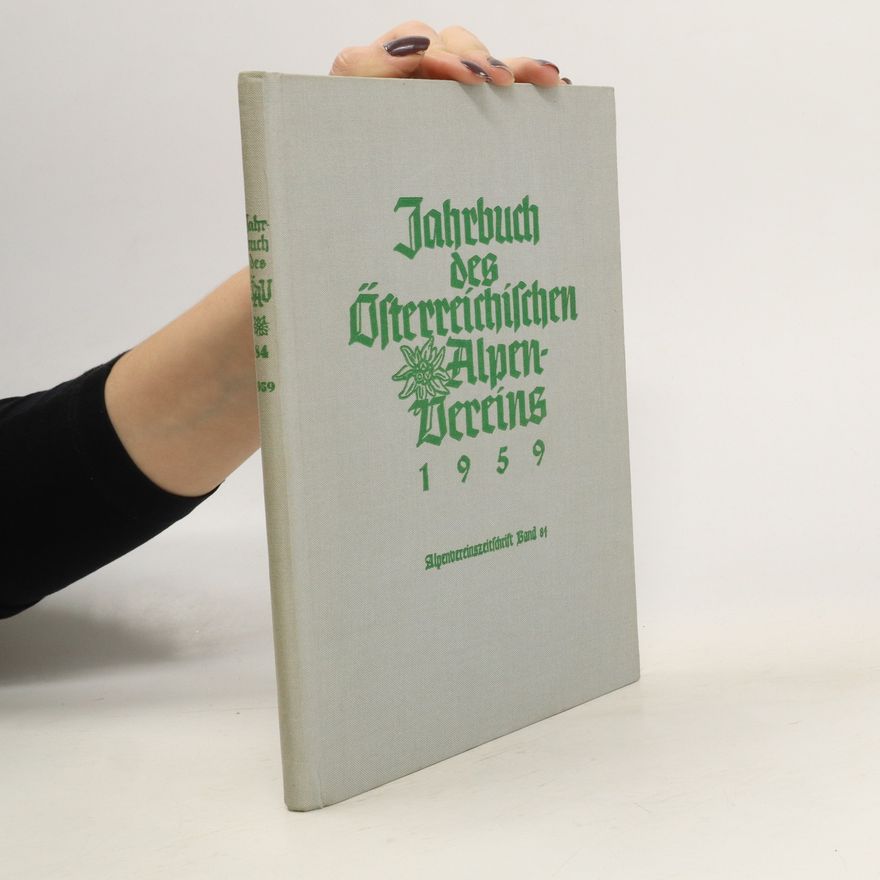 Collectif d'auteurs Jahrbuch des Österreichischen Alpenvereins 1959