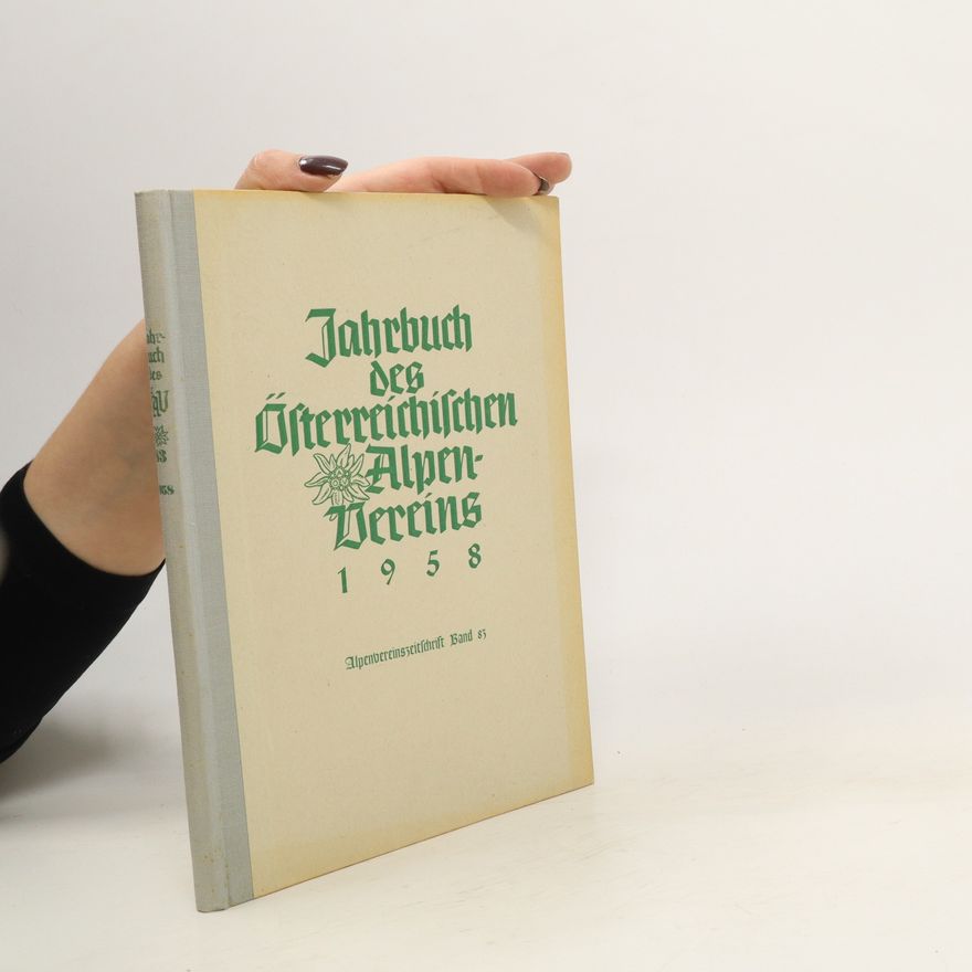 Collectif d'auteurs Jahrbuch des Österreichischen Alpenvereins 1958