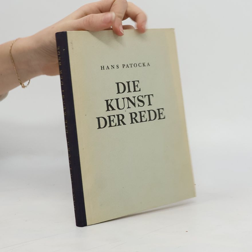 Jan Patočka Die Kunst der Rede