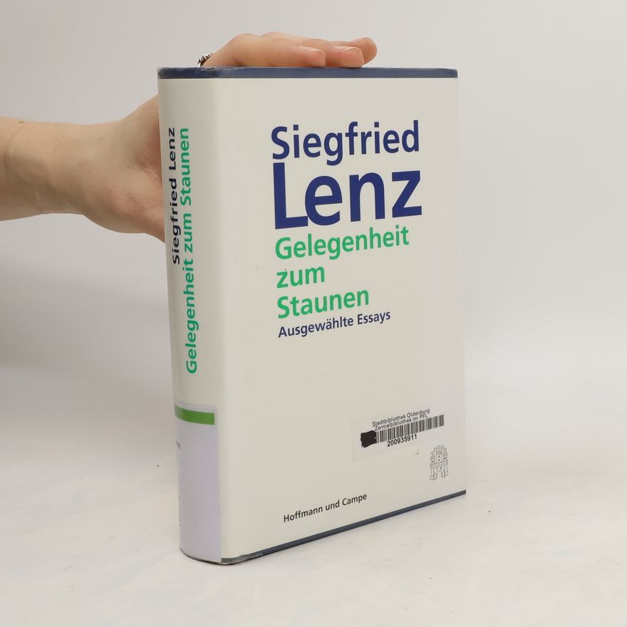 Siegfried Lenz Gelegenheit zum Staunen