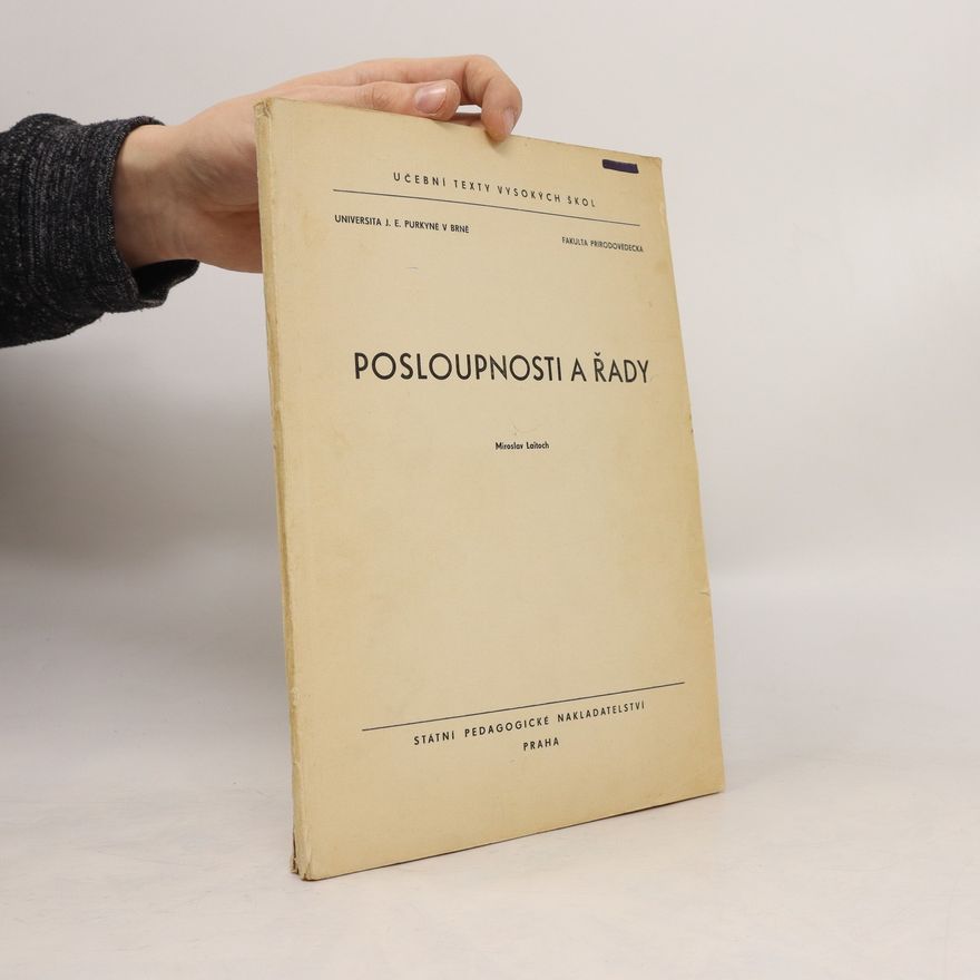 Miroslav Laitoch Posloupnosti a řady