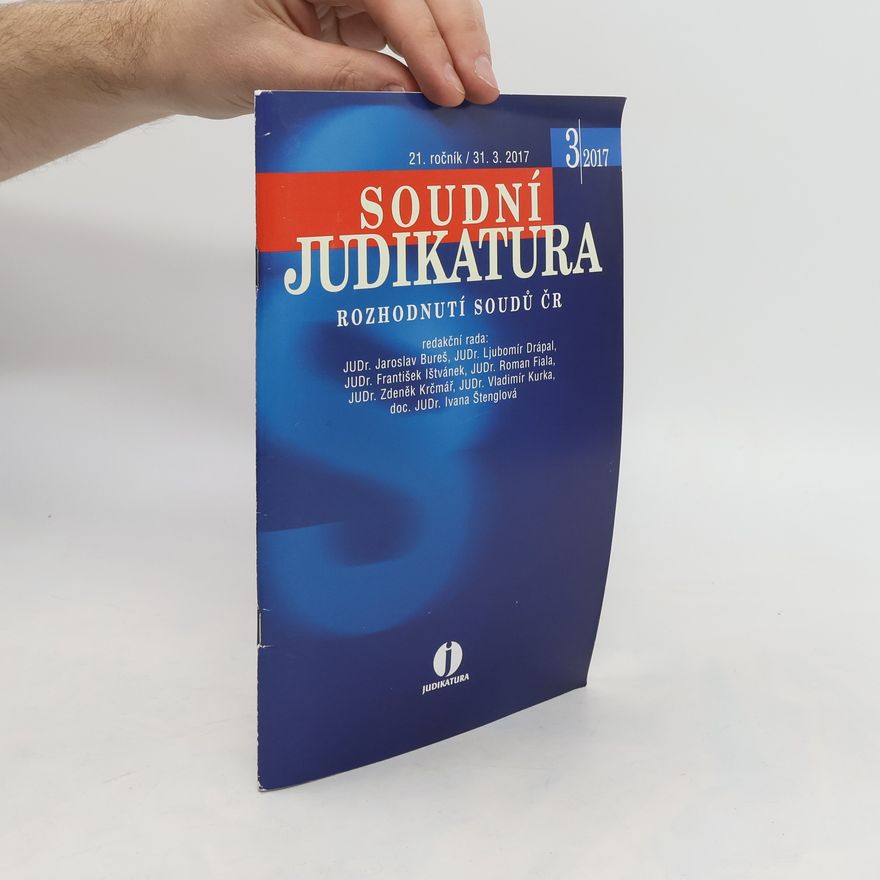 Kolektiv autorů Soudní judikatura 3/2017