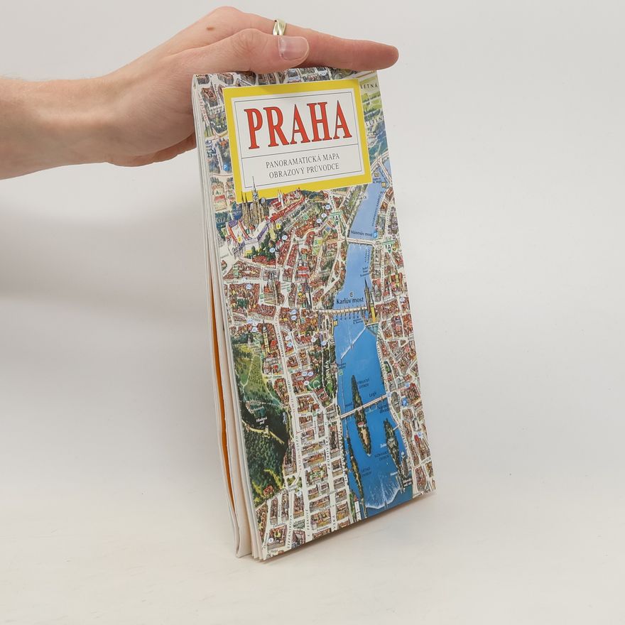Tomáš Rygl Praha - mapa panoramatická velka/česky