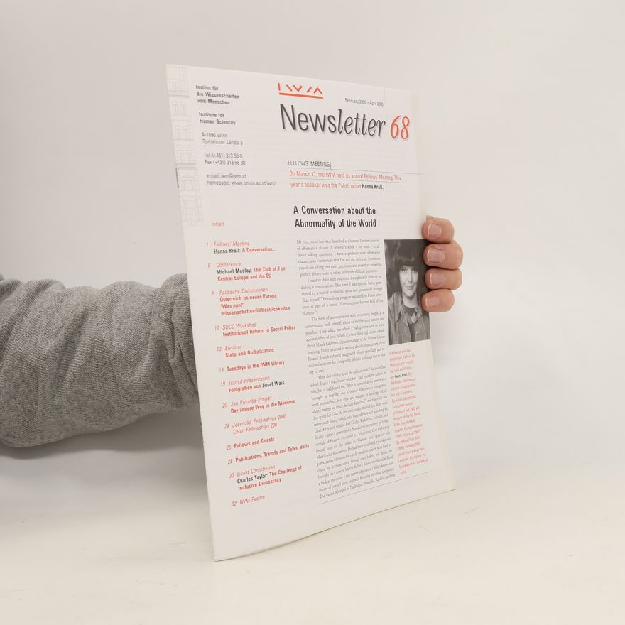 Kolektiv autorů Newsletter 68 2/2000