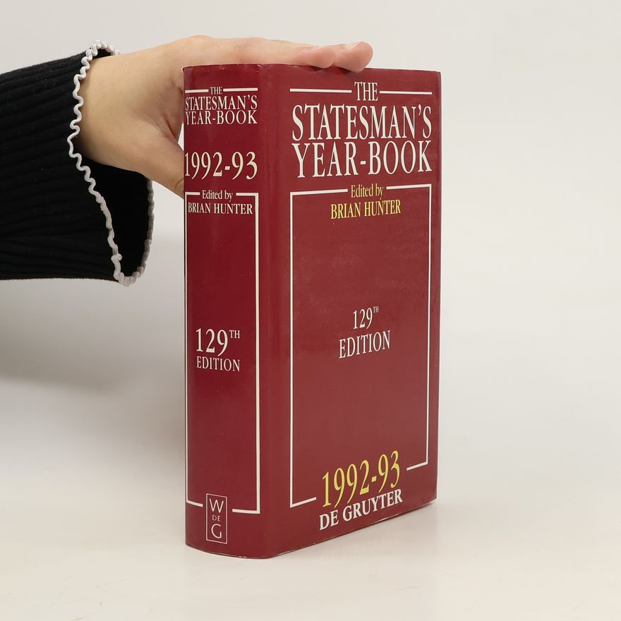 Brian Hunter The Statesman's Year Book. 1992-93