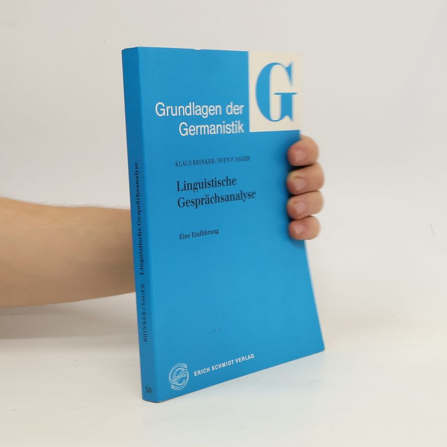 Klaus Brinker Linguistische Gesprächsanalyse