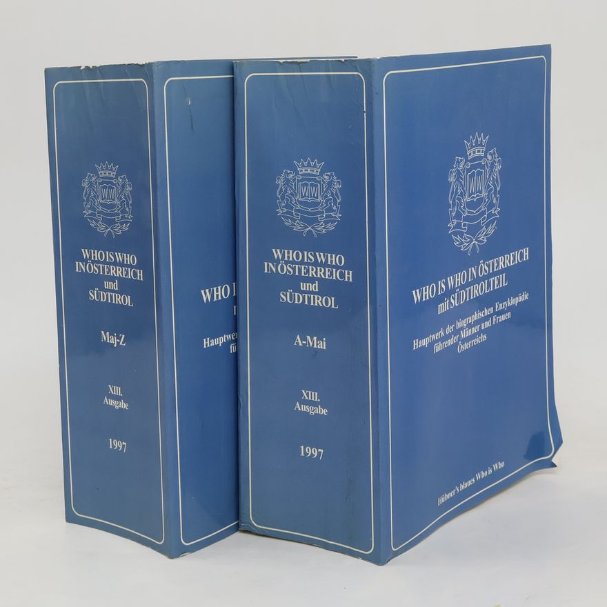 Autorenkollektiv Who is Who in Österreich und Südtirol. Zwei Bände
