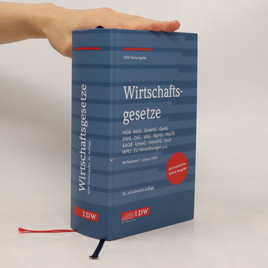 Kolektiv autorů Wirtschaftsgesetze