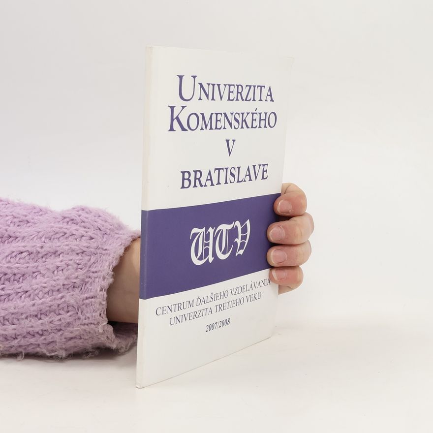 Autorenkollektiv Univerzita Komenského v Bratislave 2007/2008