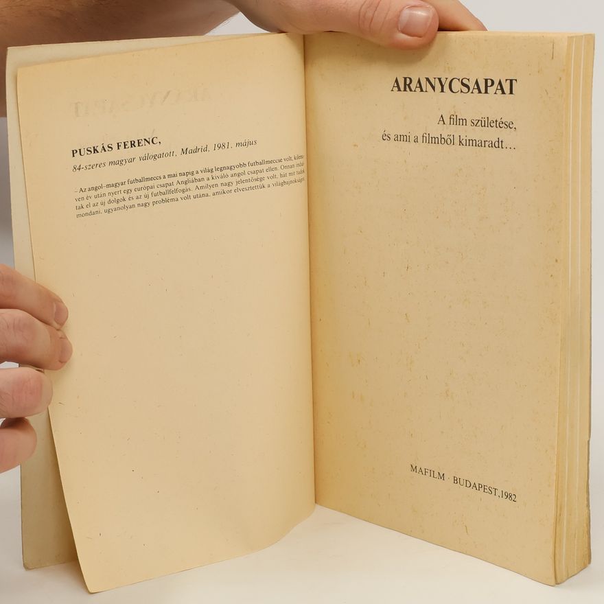 Collectif d'auteurs Aranycsapat