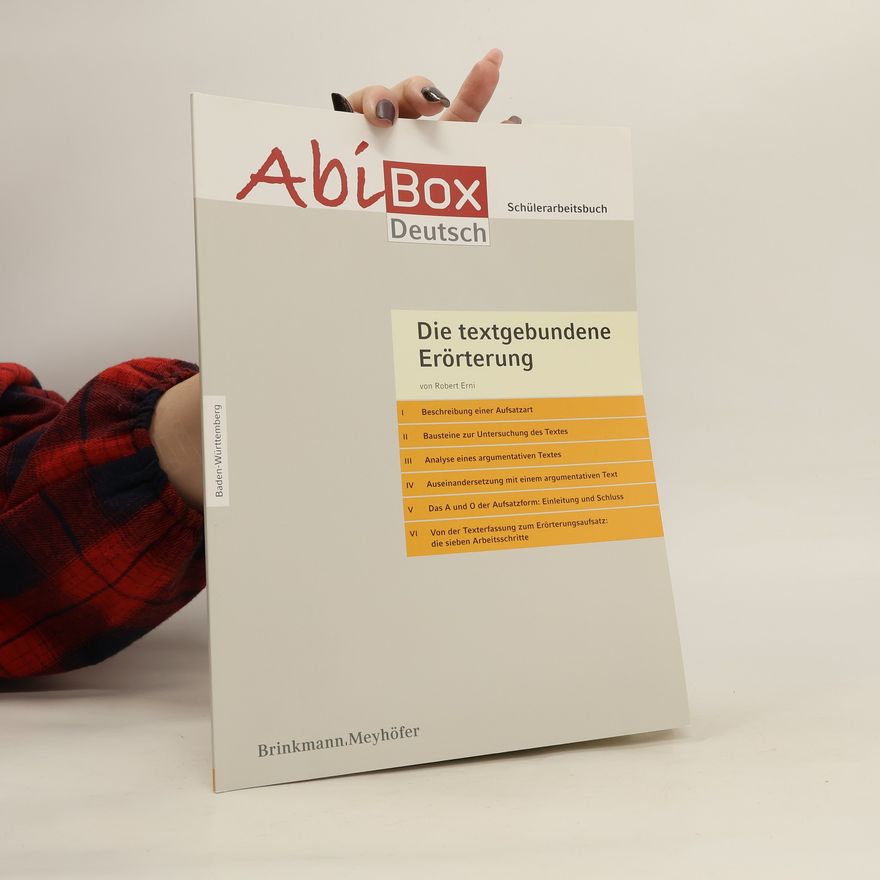 Robert Erni Die textgebundene Erörterung