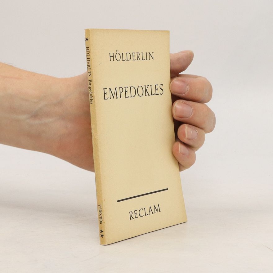 Friedrich Hölderlin Empedokles