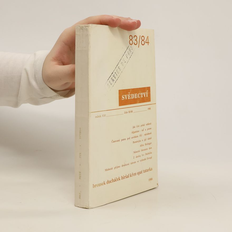 Autorenkollektiv Svědectví 83-84/1988