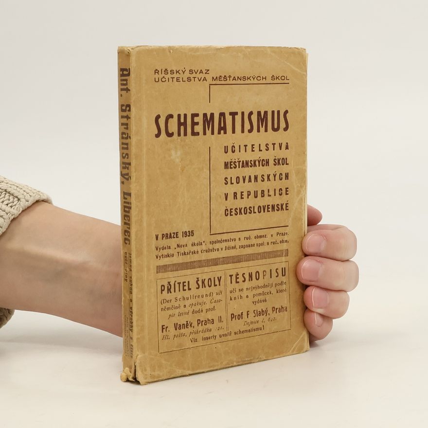 Autorenkollektiv Schematismus učitelstva měšťanských škol slovanských v republice Československé