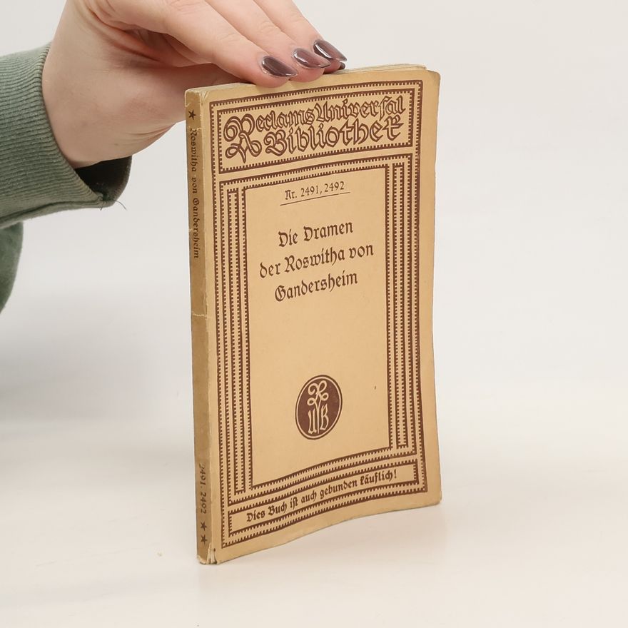 Autorenkollektiv Die Dramen der Roswitha von Gandersheim