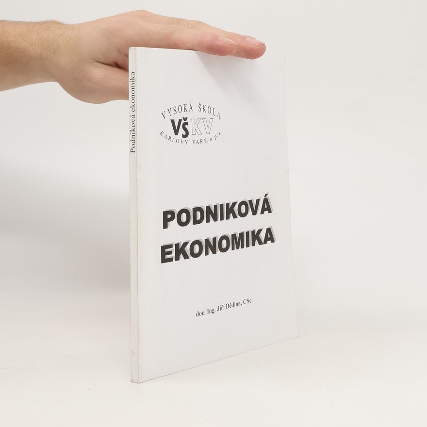Jiří Dědina Podniková ekonomika