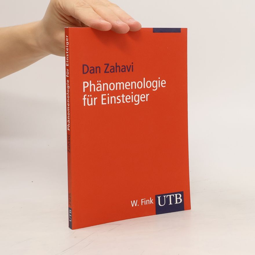 Dan Zahavi Phänomenologie für Einsteiger