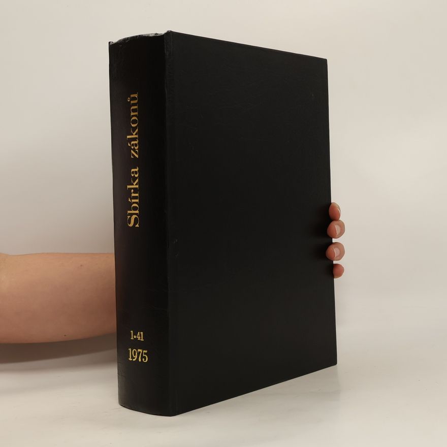 Kolektiv autorů Sbírka zákonů 1975. 1-41