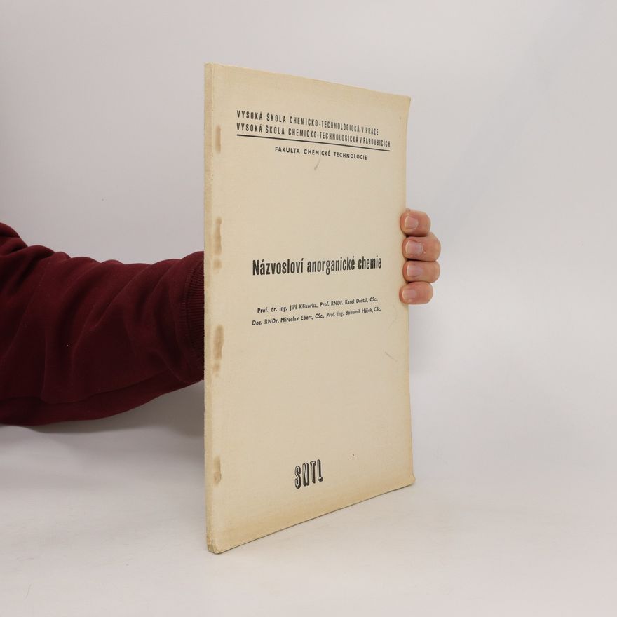 Collectif d'auteurs Názvosloví anorganické chemie