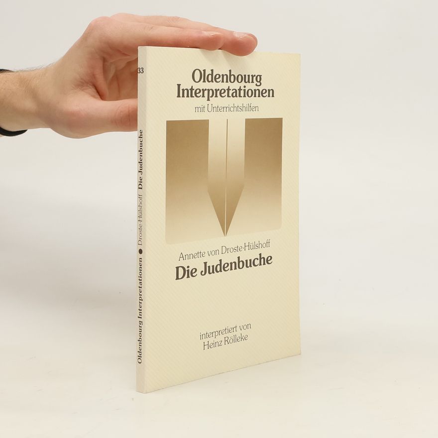 Heinz Rölleke Annette von Droste-Hülshoff, Die Judenbuche