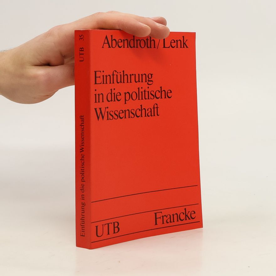 Wolfgang Abendroth Einführung in die politische Wissenschaft