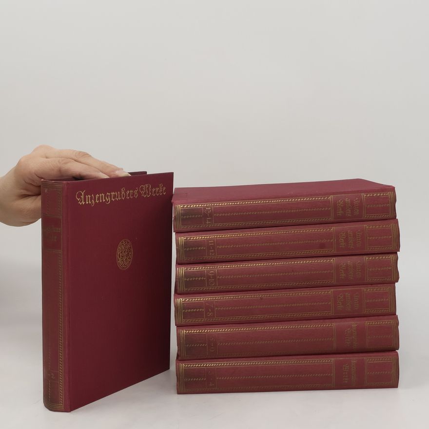Ludwig Anzengruber Anzengrubers Werke 1-14