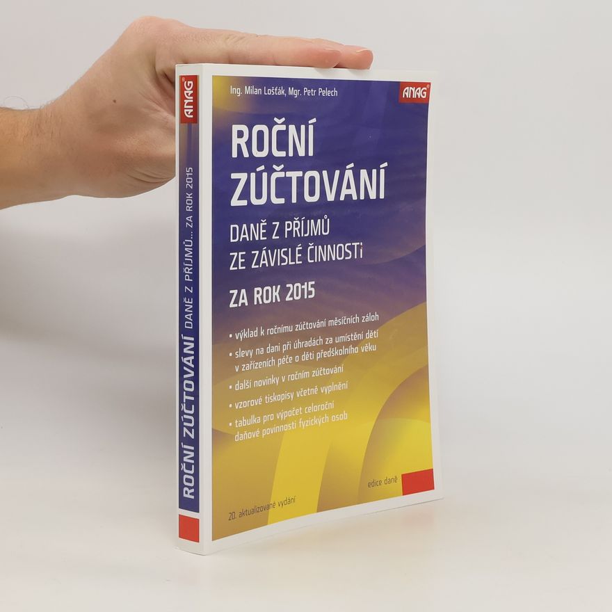 Milan Lošťák Roční zůčtování daně z příjmů ze závislé činnosti za rok 2015