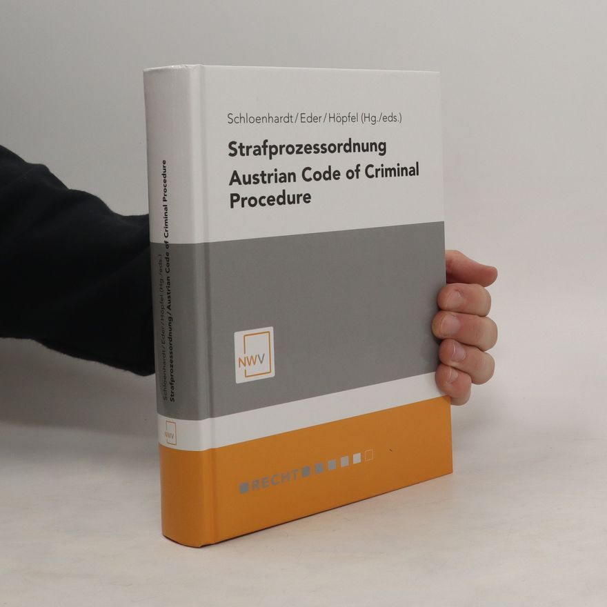 Andreas Schloenhardt Strafprozessordnung
