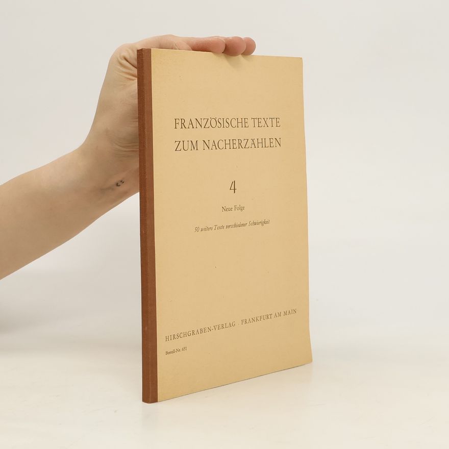 Autorenkollektiv Französische Texte zum Nacherzählen 4