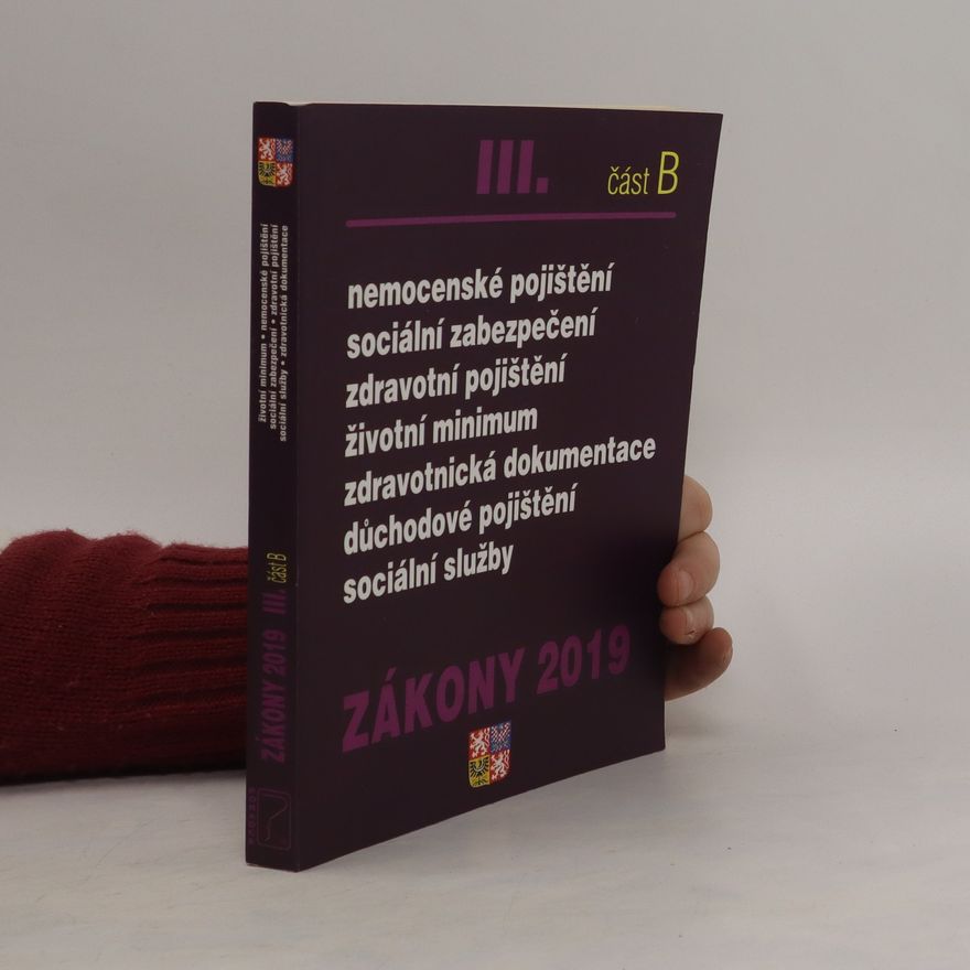 Kolektiv autorů Zákony 2019 III. Část B