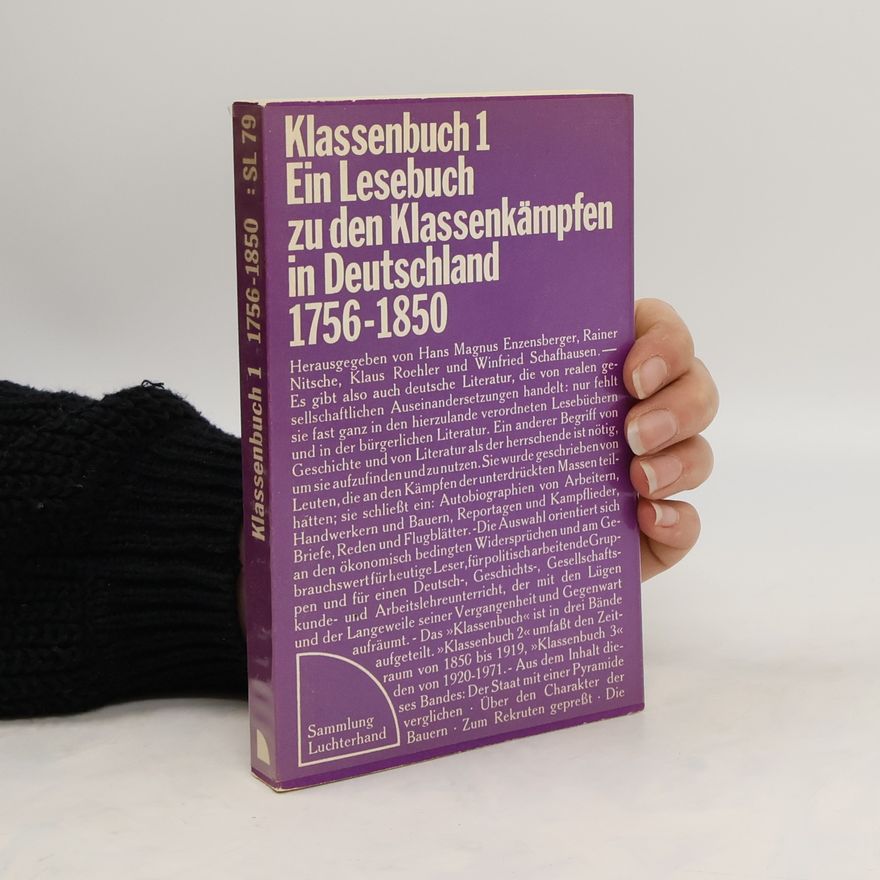 Various authors Klassenbuch 1. 1756 - 1850