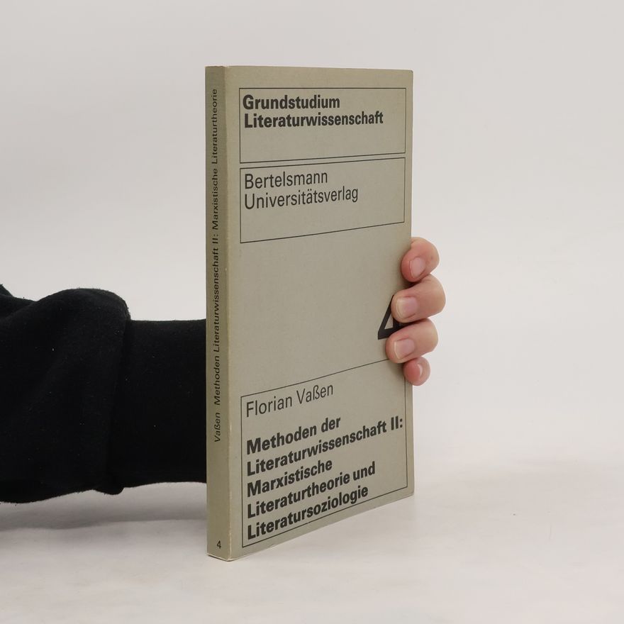 Florian Vassen Methoden der Literaturwissenschaft II.