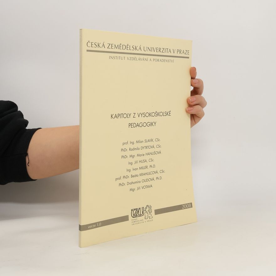 Milan Slavík Kapitoly z vysokoškolské pedagogiky