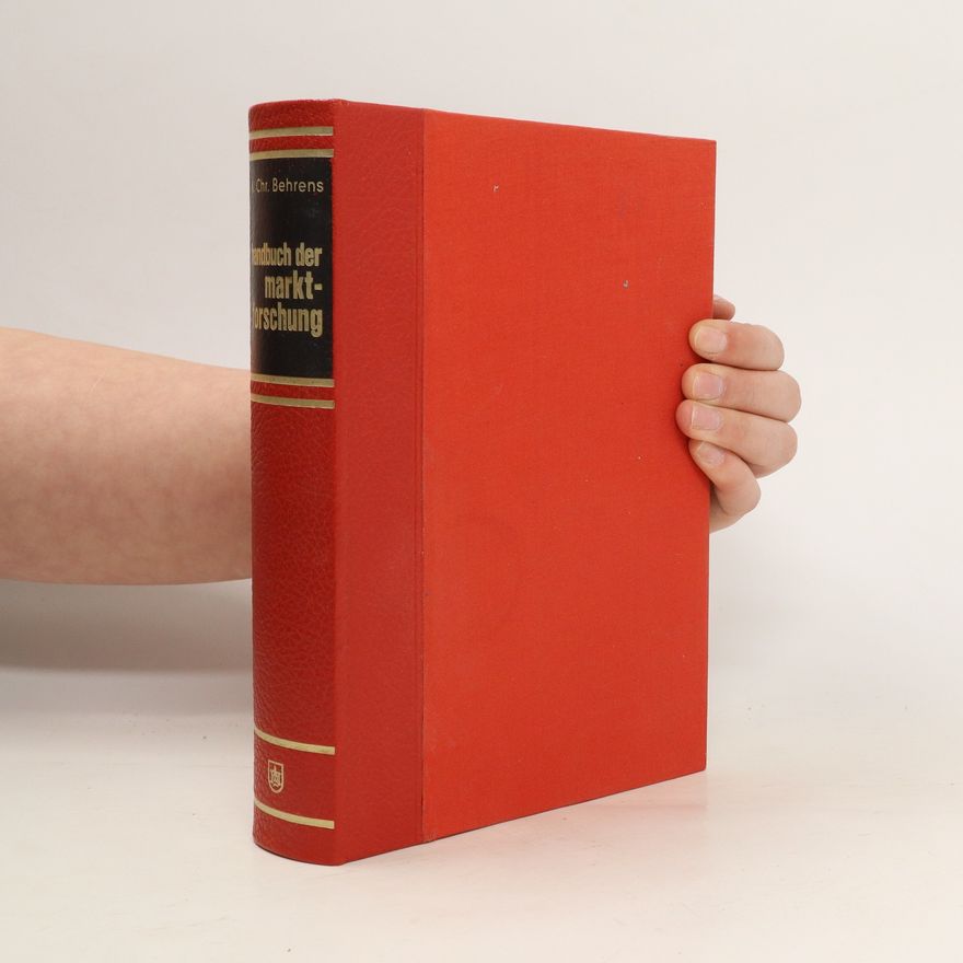 Karl Christian Behrens Handbuch der Marktforschung