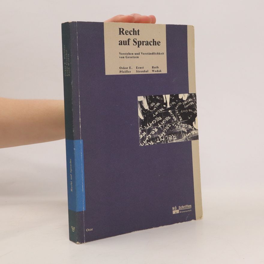 Oskar E. Pfeiffer Recht auf Sprache