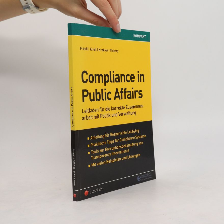 Martina Friedl Compliance in Public Affairs