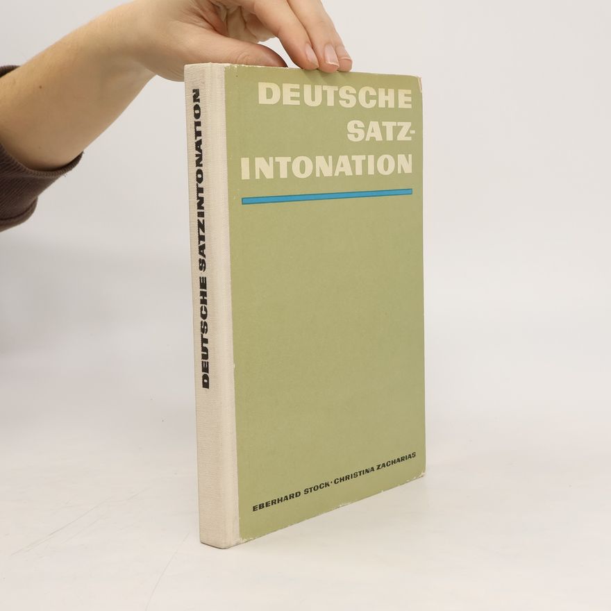 Christina Zacharias Deutsche Satzintonation