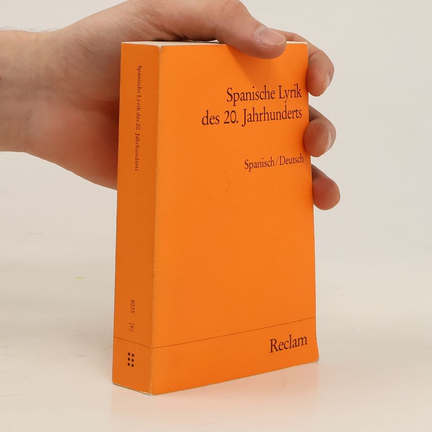 Gustav Siebenmann Spanische Lyrik des 20. Jahrhunderts
