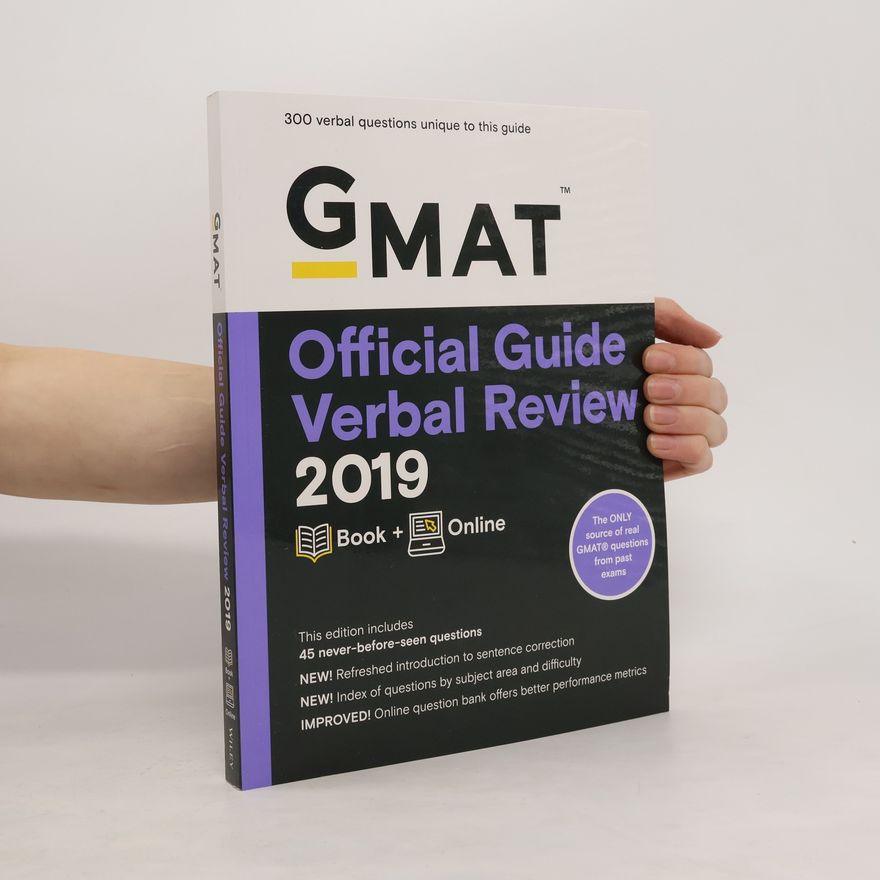 Collectif d'auteurs GMAT Official Guide Verbal Review 2019